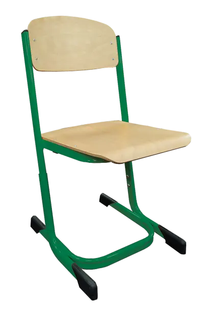 EDUARD židle student. stavitelná, velikost 4 - 6 RAL 6029 - zelená